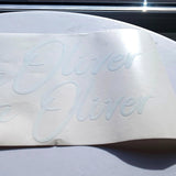 Product gallery view of Personalised Vinyl Name Decals.
