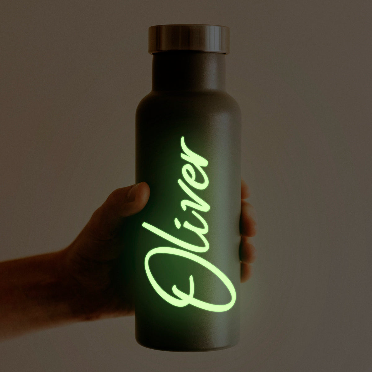 Personalised Vinyl Name Decals - Personalized Glow in the Dark Label Tags.