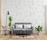 Alternate product presentation of Leaf Wall Decor Stickers.