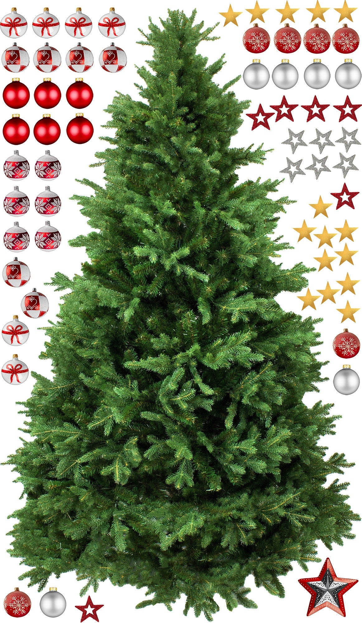 Customer review collage for Christmas Tree Wall Vinyl Decal.