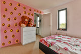 Alternate product presentation of 24x Boho Daisy Wall Stickers.