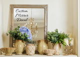 Alternate product view of Custom Mirror Decal.