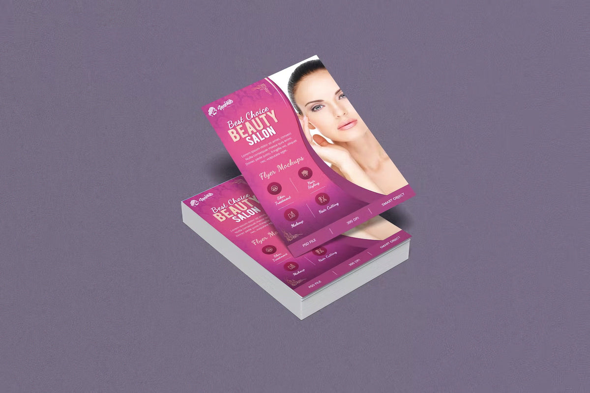 Additional product detail of Custom Printed Flyers.