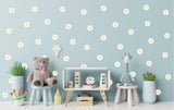 Alternate product view of 24x Daisy Flowers Wall Stickers.