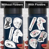 Alternate product view of Anatomy Stickers for Hydroflask.