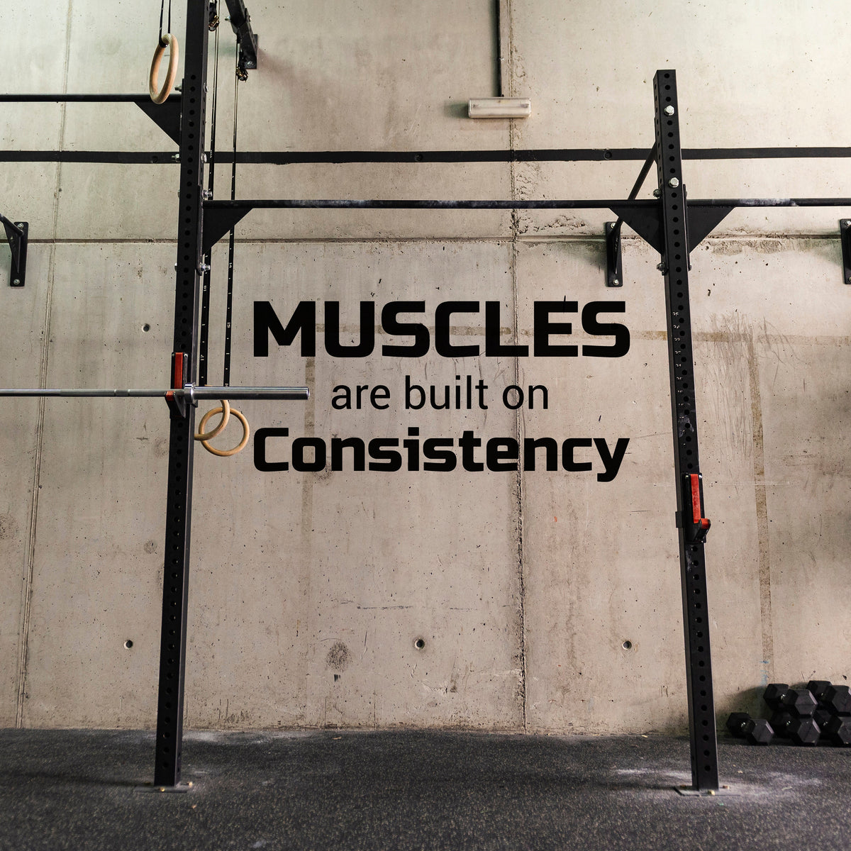 Alternate gallery view of Gym Quote Wall Decal.