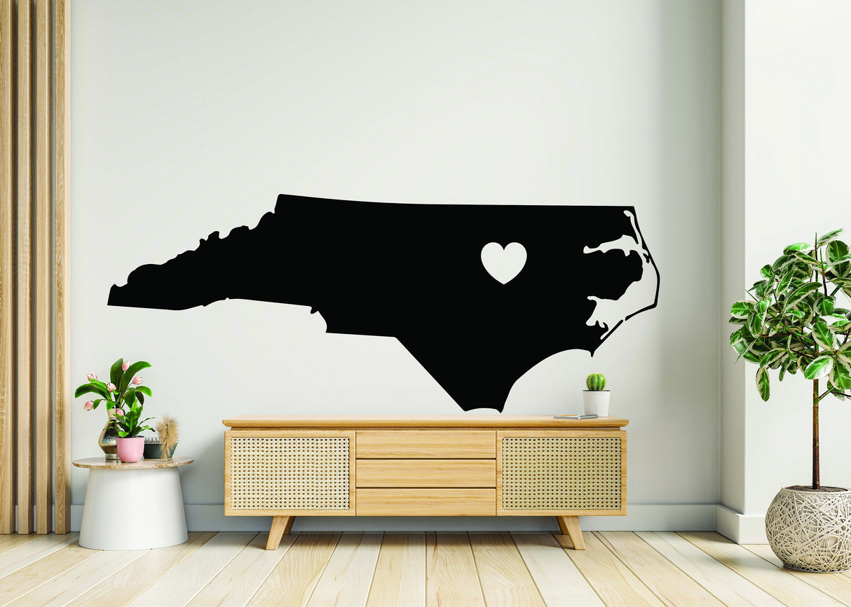 Alternate product presentation of North Carolina Decal.