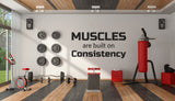 Additional product detail of Gym Quote Wall Decal.