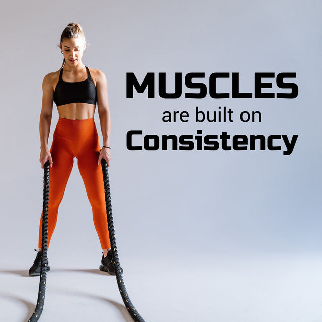 Gym Quote Wall Decal - Motivational Fitness Workout Sticker - Sport Training Motivation Vinyl Decor