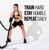 Additional product view of Gym Wall Decal - Motivational Fitness Workout Quote Sticker.
