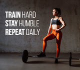 Alternate gallery view of Gym Wall Decal - Motivational Fitness Workout Quote Sticker.