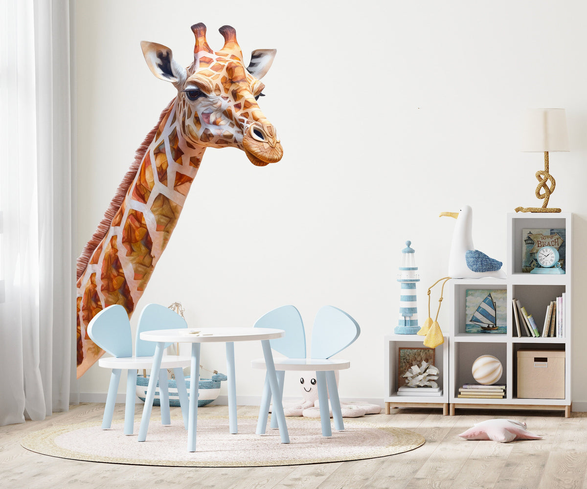 Product gallery view of Giraffe Wall Decal.