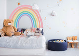 Alternate product presentation of Charming Boho Style Rainbow Wall Sticker.