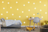 Alternate product view of White Daisy Flowers Wall Decals.