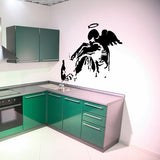 Product presentation view of Artist Fallen Angel Wall Decal.