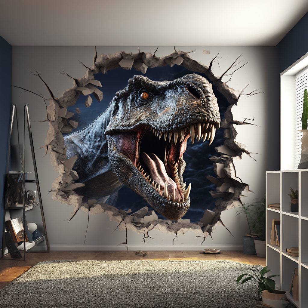 Alternate gallery view of 3D Dinosaurs Art Wall Sticker.