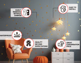 Additional product view of 200x Gold Stars Wall Vinyl Stickers.