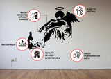 Additional product detail of Artist Fallen Angel Wall Decal.