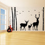 Additional product presentation of Deer & Moose Wildlife Wall Decal.