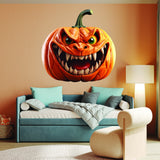 Alternate product presentation of 3D Evil Laughing Pumpkin Decal.