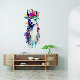 Room transformation with cute Llama and floral decor