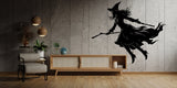 Halloween witch silhouette wall decoration.