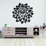 Product gallery view of Large Vinyl Flower Wall Decal.