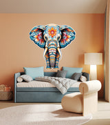 Artistic elephant wall sticker.
