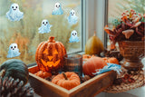 Alternate product presentation of 12x Printed White Ghosts Window Decals.