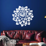 Alternate product view of Large Vinyl Flower Wall Decal.