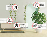 Product gallery view of the hanging green ivy vine wall sticker.