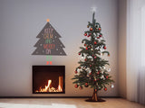 Additional product view of the Keep Calm and Merry On Christmas tree wall decal.