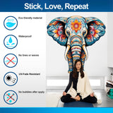 Additional product view of Floral Elephant Wall Decal.