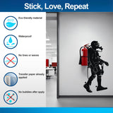 Product gallery view of Scuba Diver Wall Sticker.