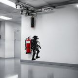 Product gallery view of Creative Scuba Diver Silhouette Wall Sticker.