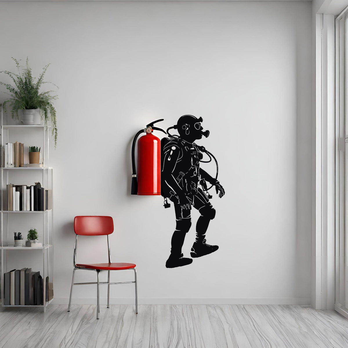 Inventive Vinyl Gift Decal for Office