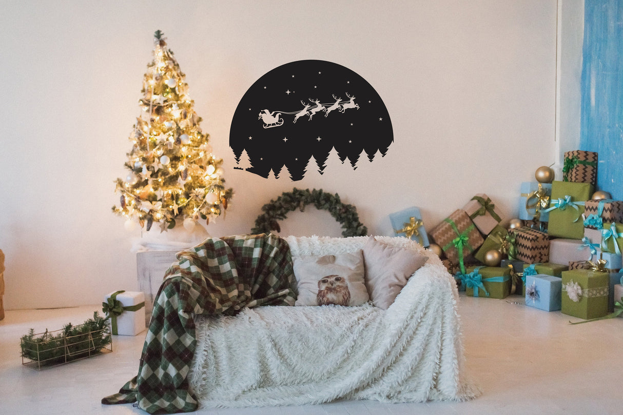 Festive Wall Art Mural