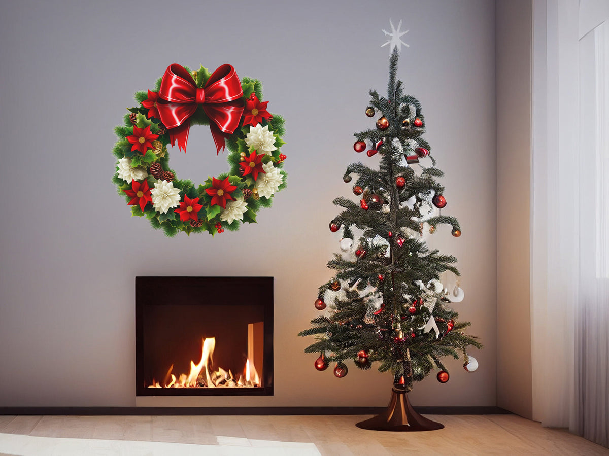 Peel and Stick Removable Holiday Decor