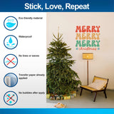 Alternate gallery view of the Merry Merry Merry Christmas wall decal.