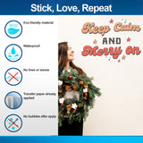 Product gallery view of the Keep Calm and Merry On Christmas wall decal.