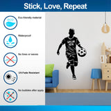 Additional product view of Custom Name Football Player Wall Sticker.