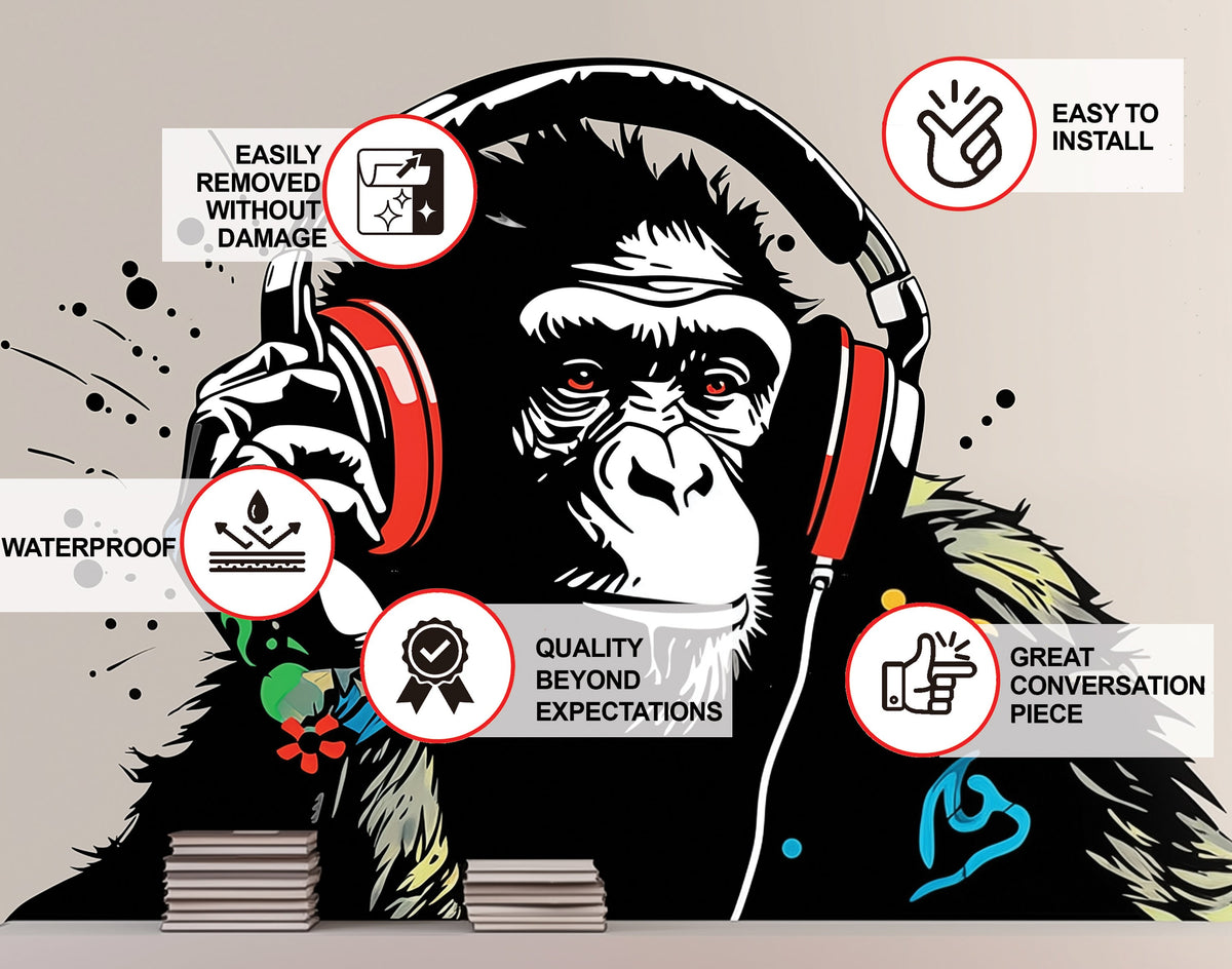 Trendy Chimp Music Wall Decor