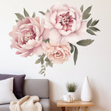 Product gallery view of Elegant Peony Flowers Wall Decal.