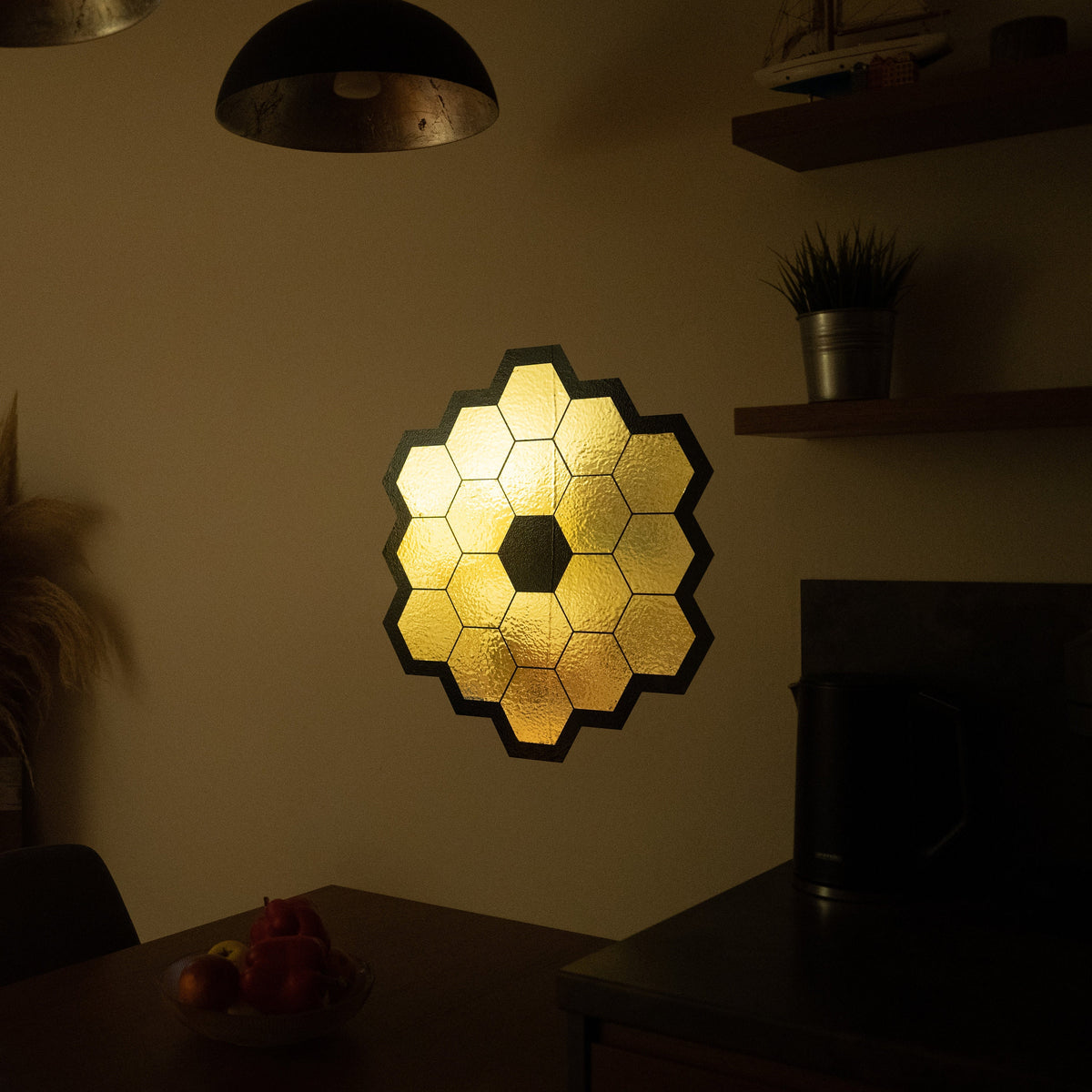 Alternate product view of Space Telescope Mirrors Wall Sticker.