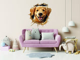 3D puppy wall decor decal for kids room.