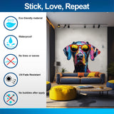 Additional product view of Great Dane with Sunglasses Wall Decal.