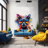Product gallery view of Cat with Sunglasses Wall Decal.
