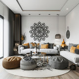 Product gallery view of Mandala Wall Sticker for Meditation and Yoga Spaces.