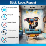 Additional product view of Border Collie in Glasses Wall Sticker.