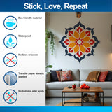 Additional product view of Vibrant Mandala Wall Sticker.